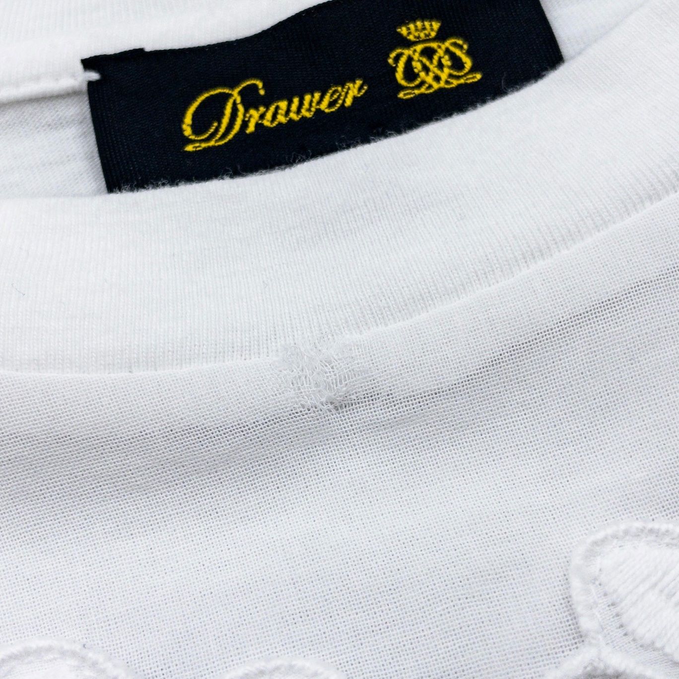 Drawer ドゥロワー ノースリーブトップス ブラウス カットソー レース
