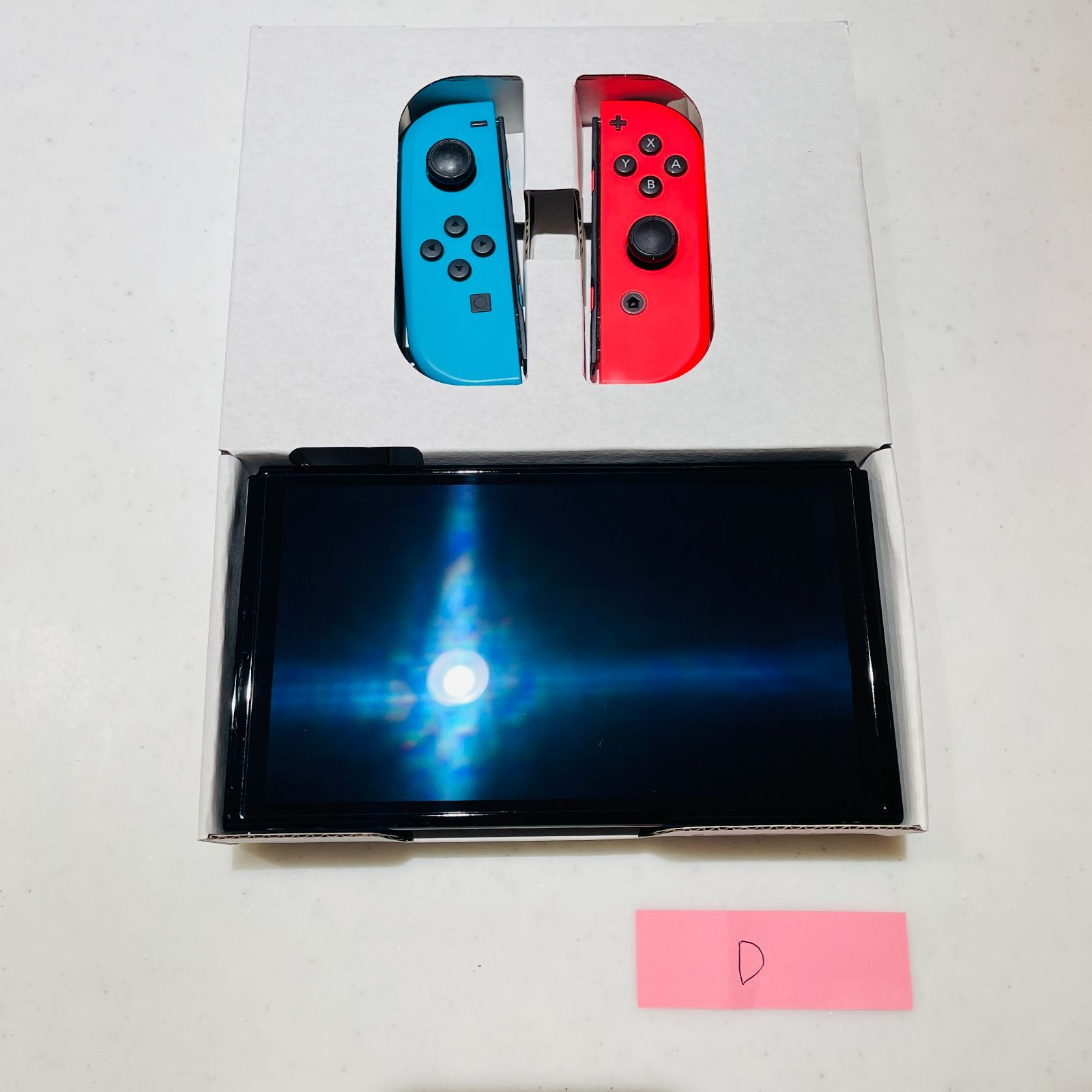 【液晶傷なし・動作確認済】Nintendo Switch 本体セット（ネオン） 限定500円クーポン有】美品 Switch 有機ELモデル ネオン 液晶無傷 動作