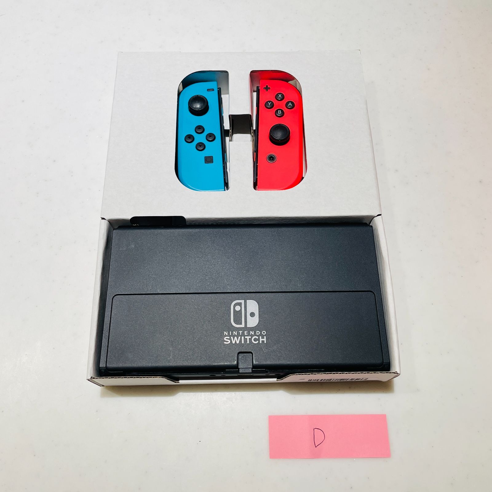 限定500円クーポン有】美品 Switch 有機ELモデル ネオン 液晶無傷 動作