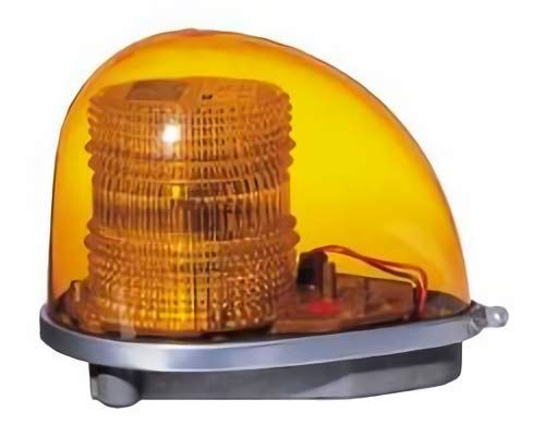 新品 KOITO(小糸製作所)丸型警光灯2N型 黄 24V 0.5A ボルト直付タイプ FL-2NCY