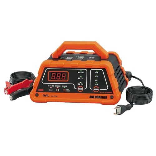 BAL(大橋産業) 自動車12Vバッテリー専用充電器 バッテリーチャージャー ACE CHARGER No1738(沖縄・離島の方発送不可）) 219273ed