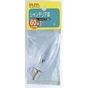 新品 （まとめ買い） ELPA シャンデリアE17 G-67H(C) 【×10】