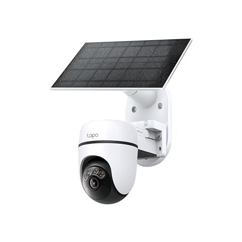 Tapo(タポ) 防犯カメラ 屋外 ソーラー 配線工事不要 3K 500万画素 360°パン/チルト AI検知 フルカラーナイトビジョン IP65防水防塵 双方向通話 Alexa/Google Assistant対応 TP-Link Tapo 676f9b15