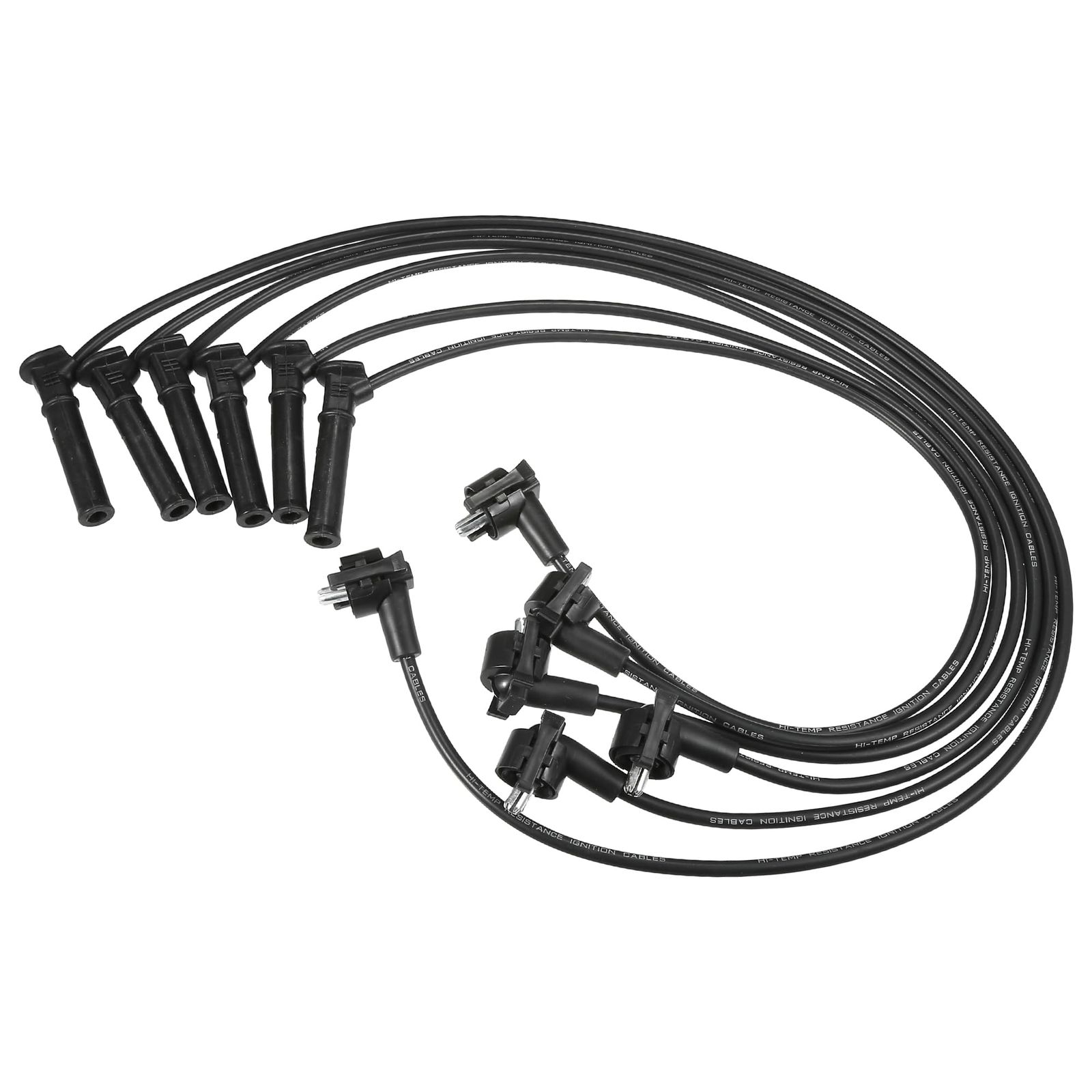 新品 ACROPIX カースパークプラグコイルワイヤー点火コイルハーネスケーブル7mm フォードに対応マスタング2005-2010 V6 4.0L用 No.5U3Z12259AA - 6個パック