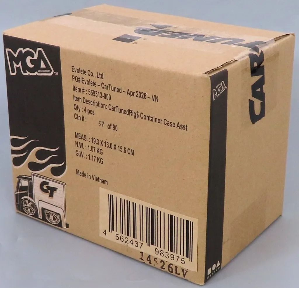【新品】ミニカー Car Tune CONTAINER CASE S1 4個アソート [559313]
