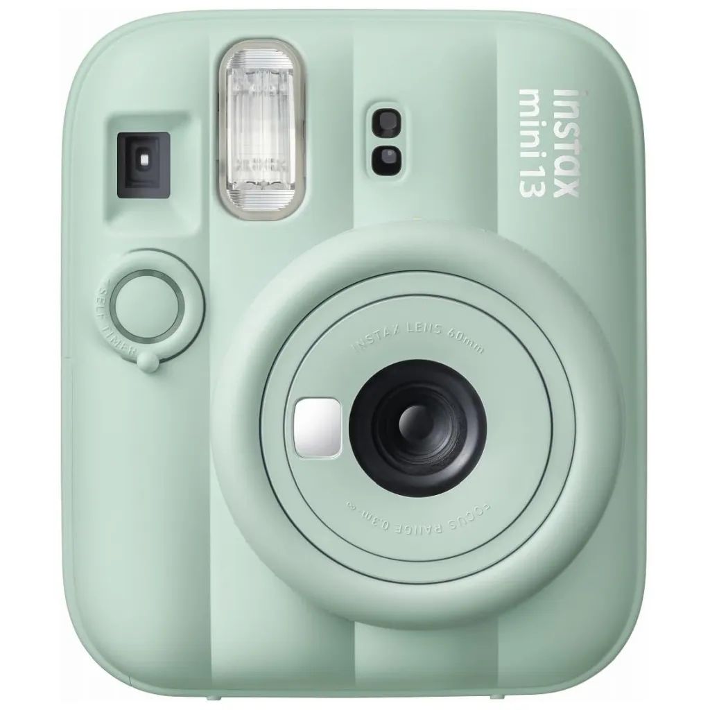 【新品】カメラ 富士フイルム インスタントカメラ チェキ instax mini 13 (ラグーングリーン) [INS MINI13 LAGOON GREEN]