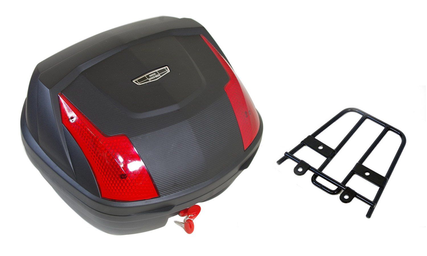 新品 ワールドウォーク PCX用 リアキャリア 32リッターリアボックスセット wca-07-hwb32