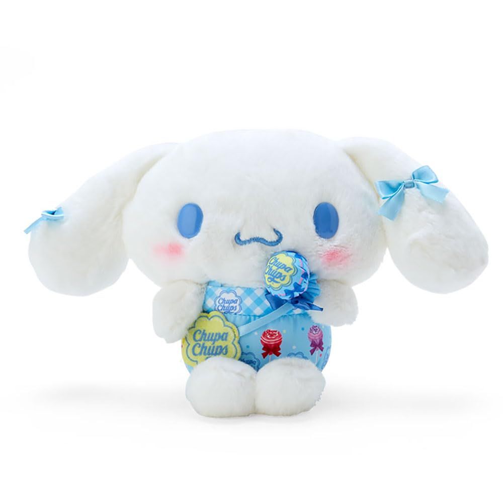 新品 サンリオ(SANRIO) サンリオ ぬいぐるみL チュッパチャプスコラボ第2弾 シナモロール シナモン Cinnamoroll 14.3×24×11.5cm キャラクター 041441 SANRIO
