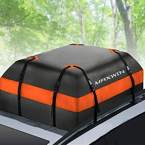 MAXWIN(マックスウィン) ルーフキャリアバッグ 車用 ルーフバッグ 折り畳み 防水 カーゴバッグ 359L 4本ベルト 収納バッグ K-CRBAG01pms c70875a2