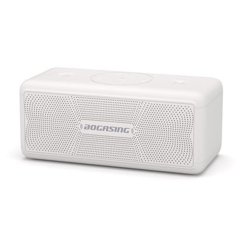 BOGASING M5 Bluetoothスピーカー ポータブル ワイヤレス スピーカー 360度サウンド 40W出力 大音量 重低音 DSP技術搭載 IPX7 防水 防塵 耐衝撃 アウトドア ぶるーとぅーすすぴーかー 最大30時間連続再生 4d7e3db6