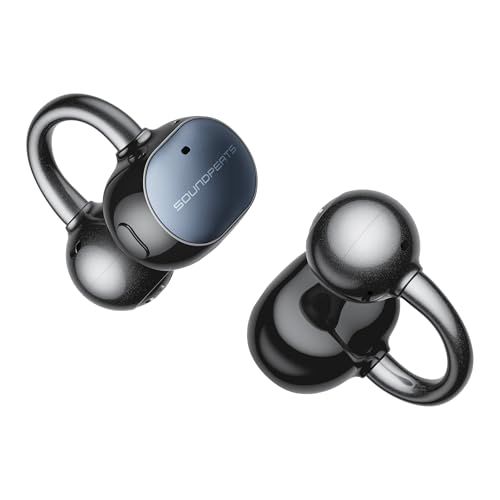 SOUNDPEATS(サウンドピーツ) UU2イヤーカフ イヤホン LDAC対応/ハイレゾ/最大42時間再生/Bluetooth6.0/12mm径チタンコーティング振動板/ デュアルマグネット/物理ボタン/アプリSOUNDPEATS対応 3D d45fc552