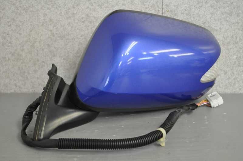 左 ドアミラー 電格 9P ウィンカー付 B568M 青 (GE6) フィット G 後期 M36 021453 s024739B