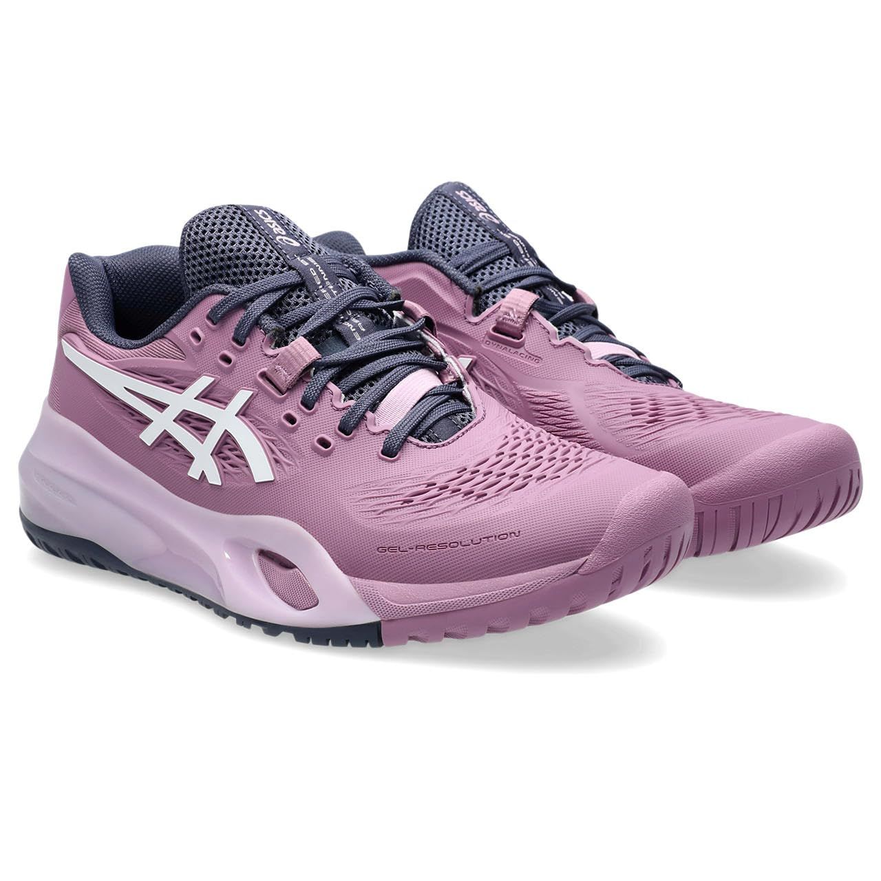 [アシックス] テニスシューズ GEL-RESOLUTION X 1042A278 レディース 500(ウベ/ホワイト) 23.5 cm 2E