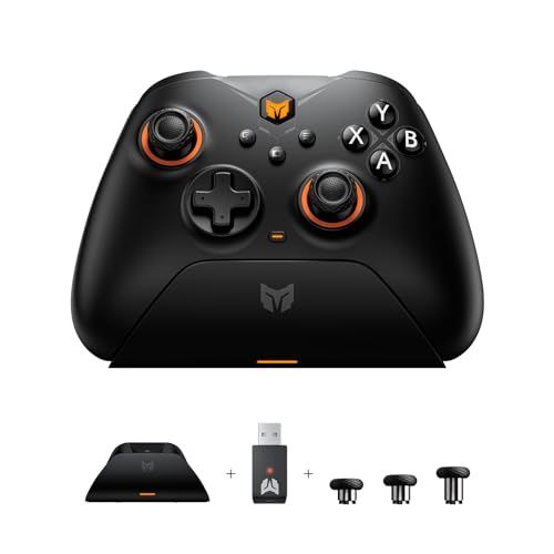 ゲームハンドル、BIGBIG WON Gale Hall PCコントローラー、モーションコントロール、ホールジョイスティック&トリガー、3ペアのサムスティック、アプリゲームパッド、Switch/PC/iOS/Androidワイヤレスコントロー 7bfcee60