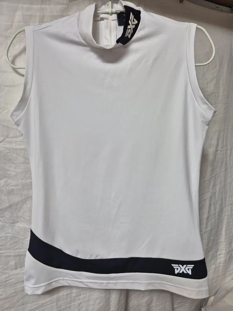 PXG レディース 白 ノースリーブ ゴルフ Tシャツ