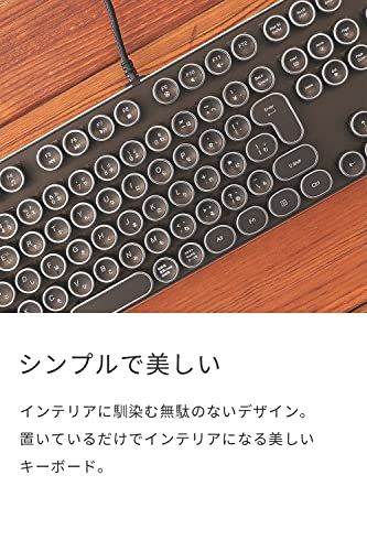 HKW タイプライター風メカニカルキーボード 青軸 JIS規格 109キー USB有線 日本語キーボード (シルバー)″mn 21ac58fd HKW タイプライター風メカニカルキーボード 青軸 JIS規格 109キー USB有線 日本語キーボード (シルバー)″mn 21ac58fd