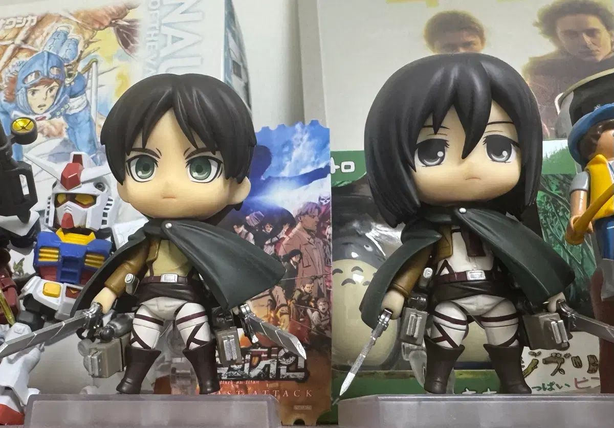 進撃の巨人 エレン ミカサ (調査兵団 ver) ねんどろいど まとめ 出品
