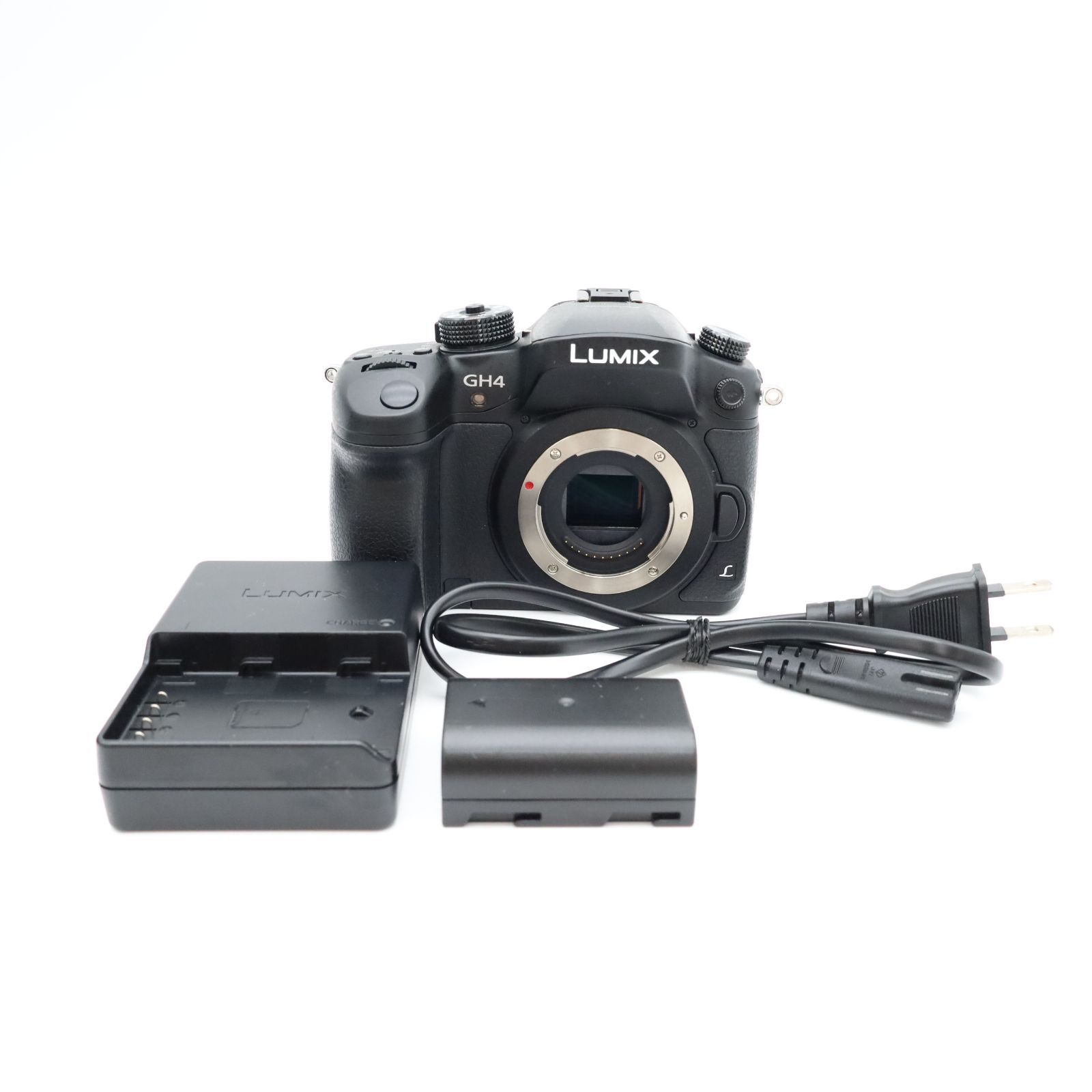 Panasonic LUMIX GH4 DMC-GH4 ボディ ミラーレス マイクロフォーサーズ 4K 動作確認済 パナソニック #S021003 24,840円