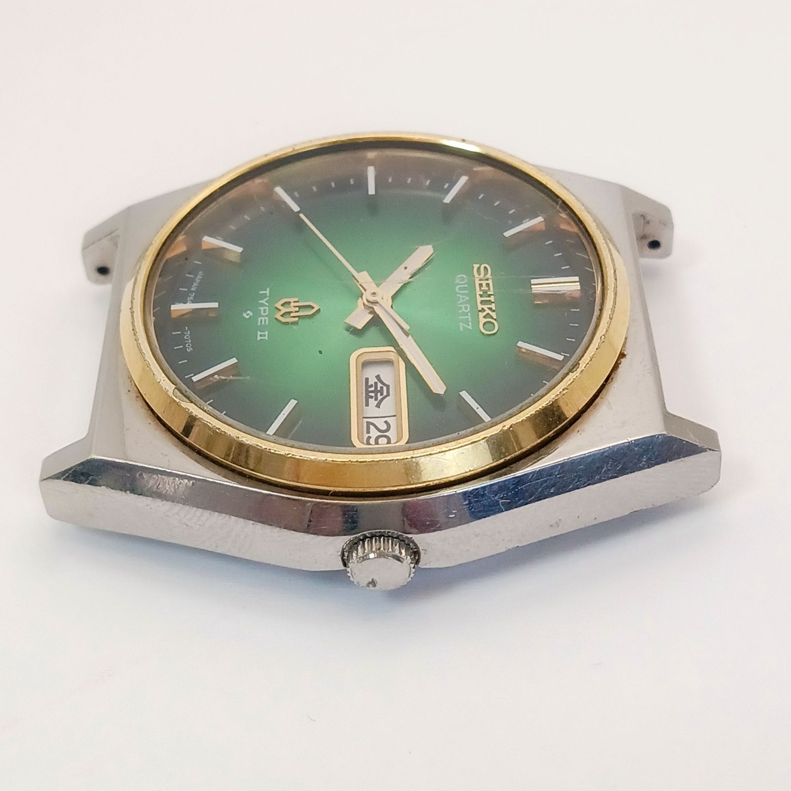 メンズ 稼働 新品電池 SEIKO TYPE Ⅱ メンズ 腕時計 デイデイト 高級モデル