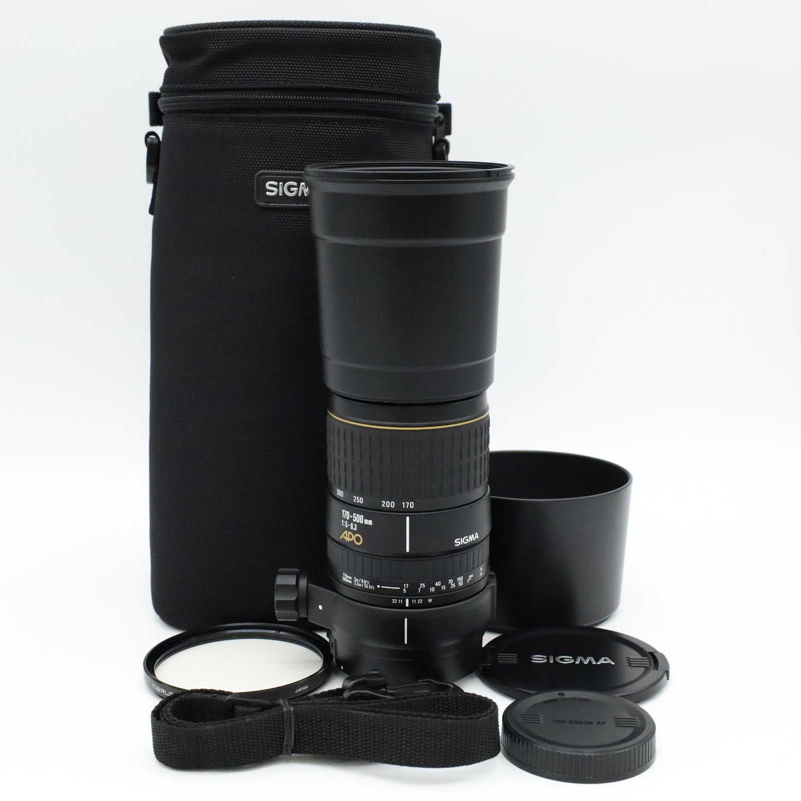 SIGMA 170-500mm F5-6.3 APO DG Canon EFマウント 超望遠 ズーム レンズ フルサイズ 動作確認済 シグマ #S024017