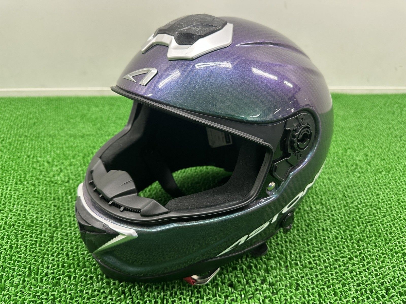 ASTONE製 ヘルメット カーボン GT-1000F 社外 中古 アストン Lサイズ 軽量 GPZ900R Bj