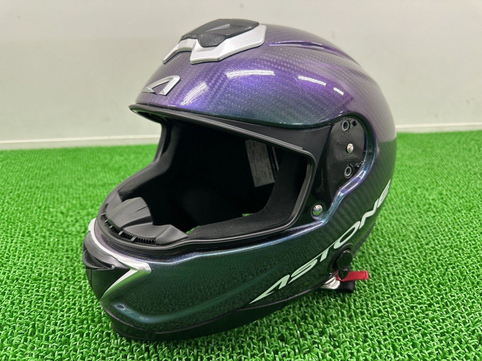 ASTONE製 ヘルメット カーボン GT-1000F 社外 アストン Lサイズ 軽量 