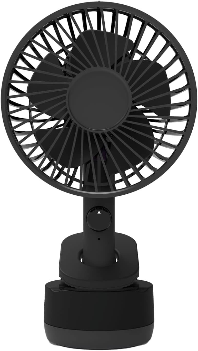 トップランド 扇風機 卓上 車 デスクファン サーキュレーター カー & キャンプ 2電源対応 (カー電源/USB) 首振り 角度調節 クリップ 車中泊 ブラック SF-DFK39BKas