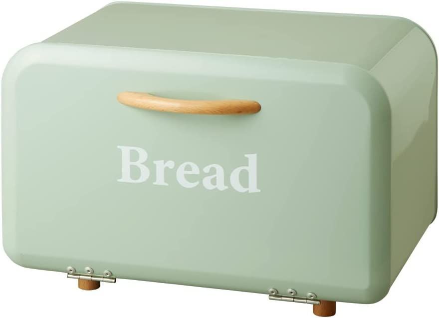 リコメン堂 アビテ Habiter ブレッドケース 35×23.5×22.5cm 食パン入れ 収納 パンケース パン入れ (グリーン)″mn 7148642d