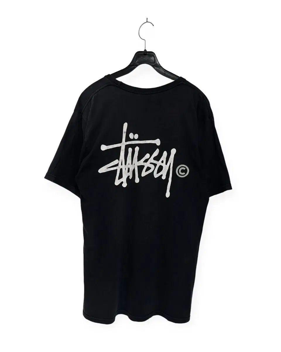 STUSSY VIXXストック ブラック 半袖T