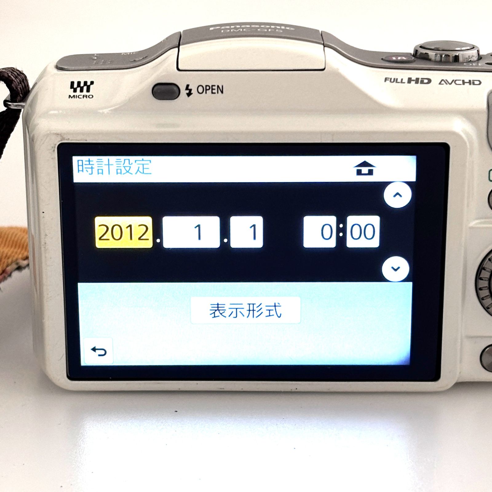 パナソニック】PANASONIC LUMIX DMC-GF5 + バッテリー付属 #T246A 