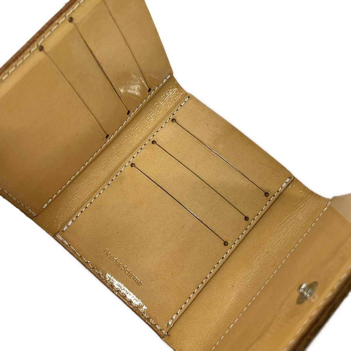 Hender Scheme(エンダースキーマ) 3つ折り財布 - ライトブラウン 
