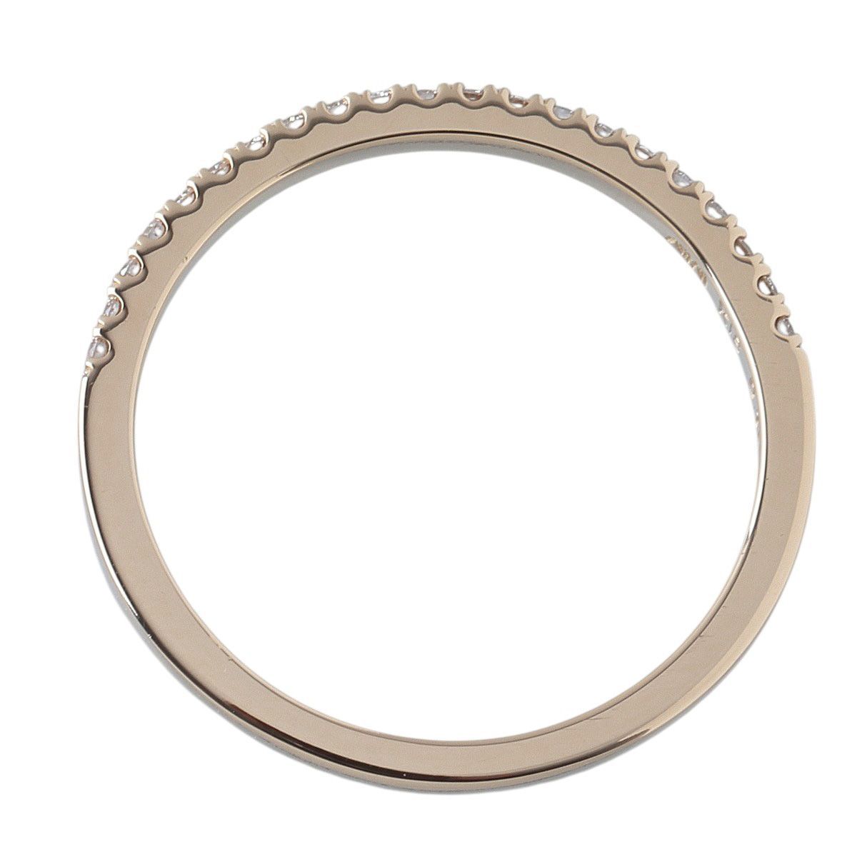 アーカー ダイヤ リング ティナ ハーフエタニティ 約13号 0.16ct K18YG 