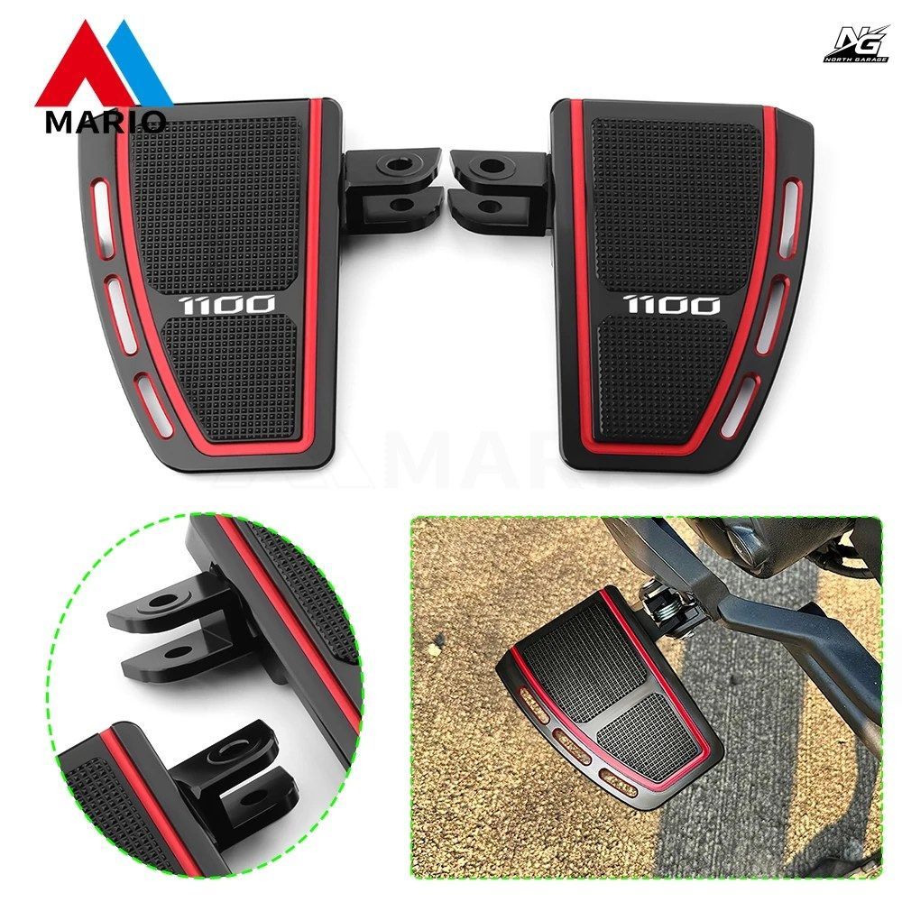 オートバイ用ワイドフットペグ、フロントライダー用フットボード、フットペグレストペダル、レベルCMX1100 2021-23