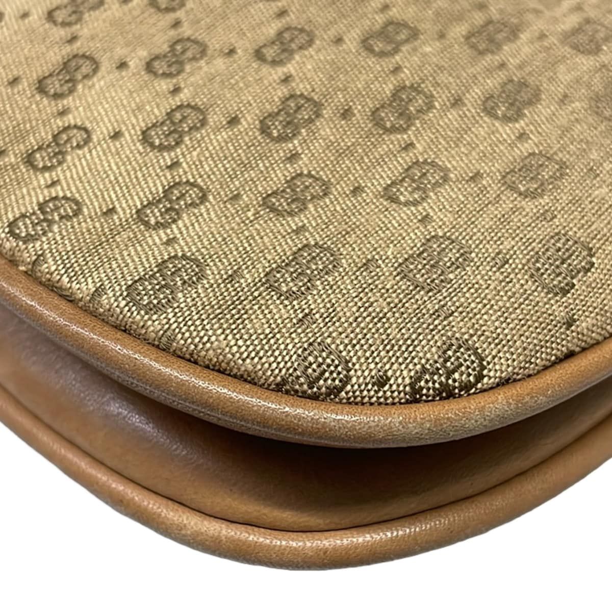 GUCCI(グッチ) ショルダーバッグ マイクロGG/オールドグッチ ベージュ