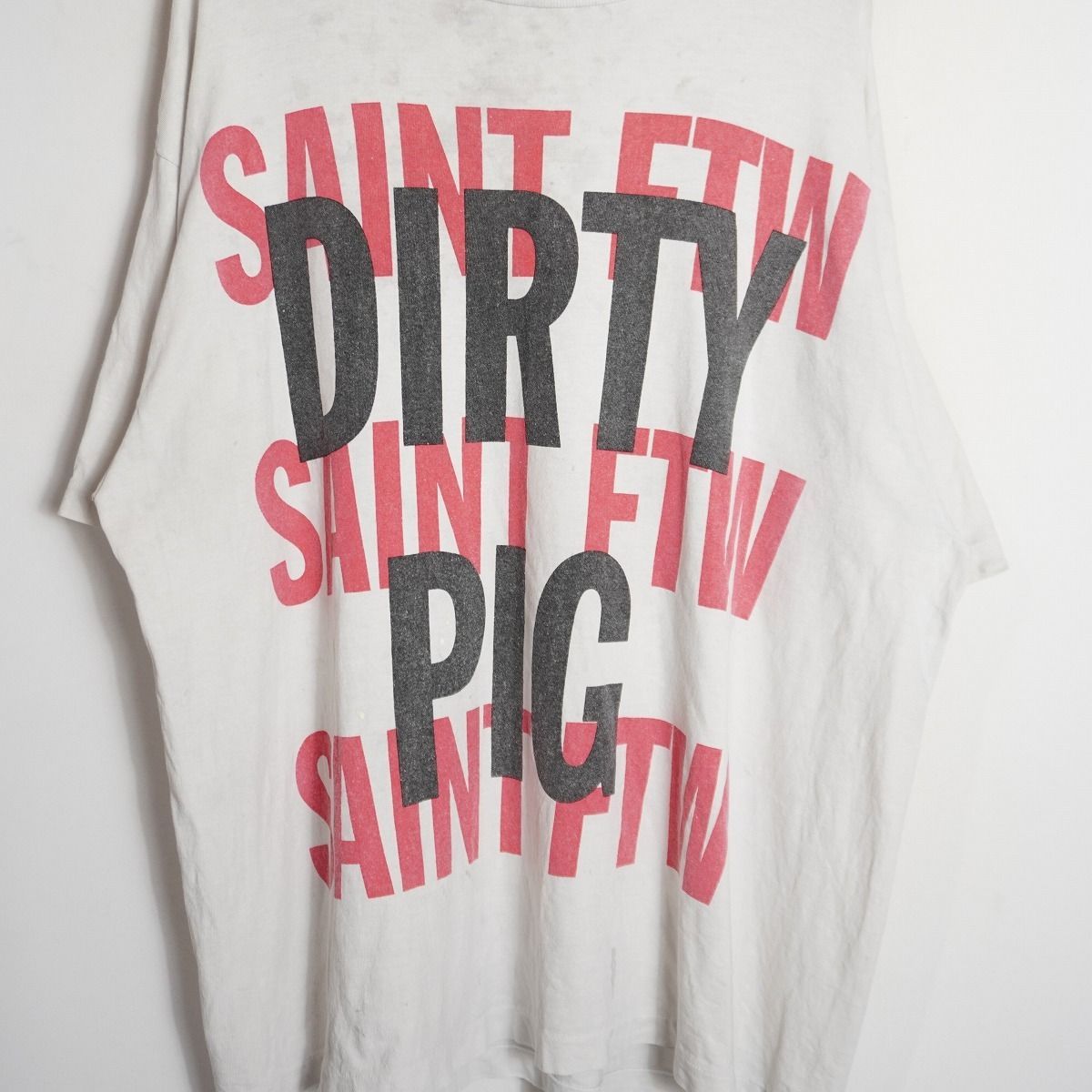 正規 25SS SAINTMICHAEL セントマイケル DIRTY PIG SS TEE 半袖 