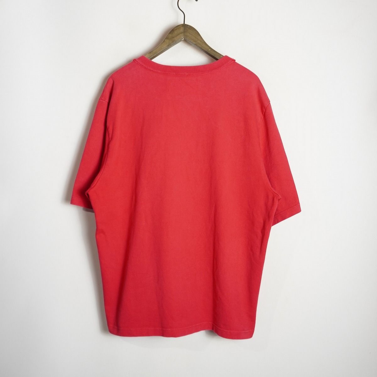 美品 CAMIEL FORTGENS カミエル フォートへンス 009 BIG TEE HEAVY JERSEY 半袖 ビッグ ヘビー Tシャツ カットソー ピンク 3178Q♪