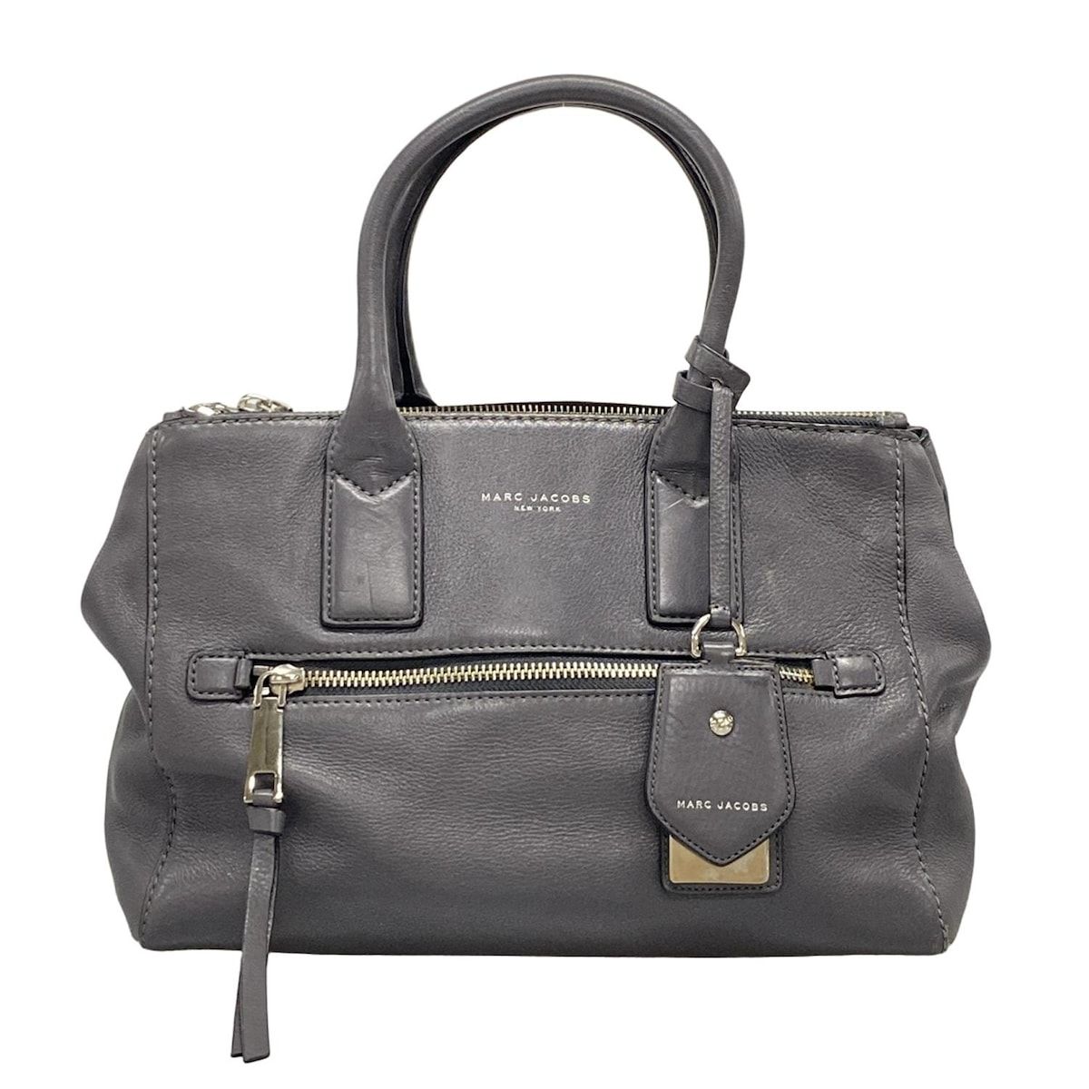 MARC JACOBS(マークジェイコブス) ハンドバッグ ダークグレー レザー 12,358円
