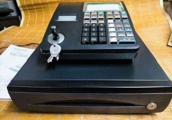 カシオレジスター TE-300 フル設定無料 送料無料 人気機種 000300