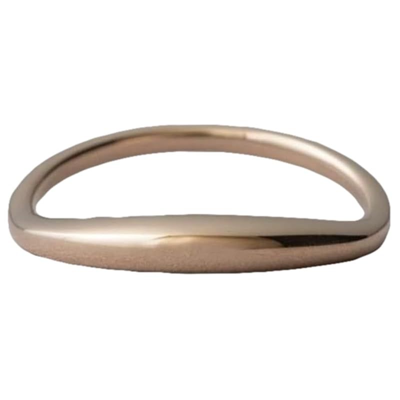 [エテ] ONLINE Limited クレセントムーン リング 810347-348-349 7号 ピンクゴールド
