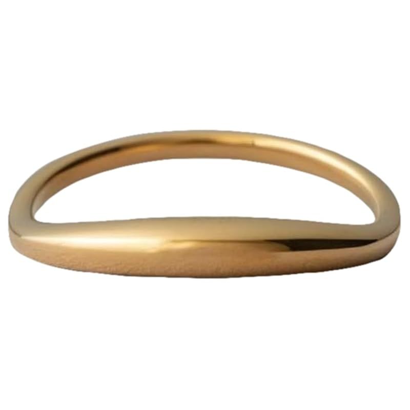 [エテ] ONLINE Limited クレセントムーン リング 810347-348-349 7号 イエローゴールド