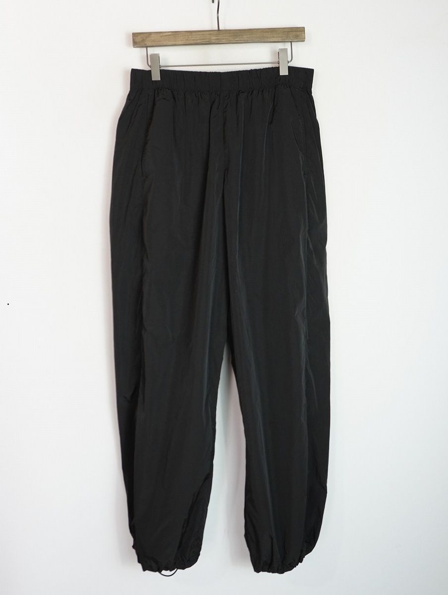 美品 24SS N.HOOLYWOOD エヌハリウッド COMPILE WIDE EASY PANTS ナイロン ワイド イージー パンツ 2241-CP21-003 サイズ38 黒3300Q♪