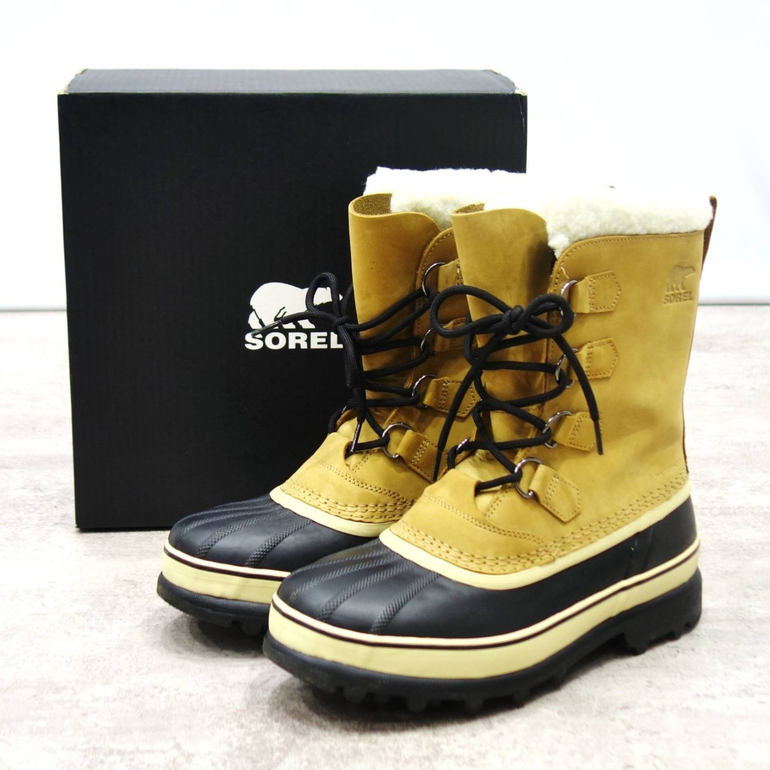 美品 ソレル SOREL CARIBOU カリブー ウォータープルーフ ウィンタ