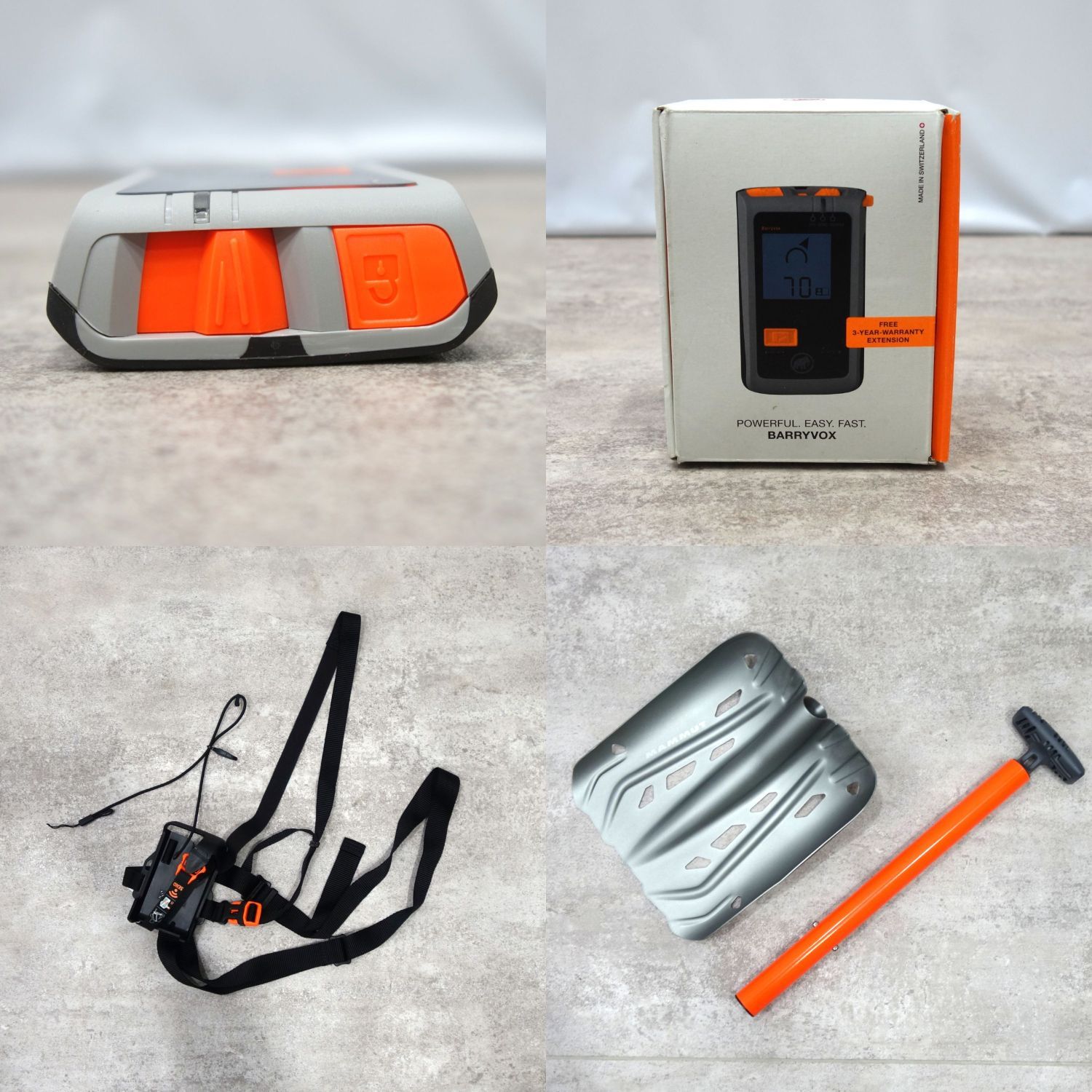 極美品 マムート MAMMUT アバランチギア ビーコン ショベル プローブ