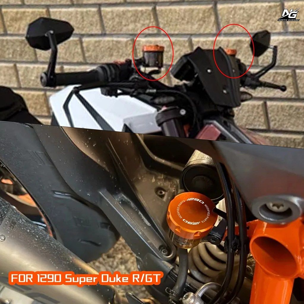 KTM 1290 SUPER DUKE GT 1290 SUPER DUKE R 2014-2024 SUPER DUKE オートバイ フロント/リア ブレーキ フルード クラッチ リザーバー カバ