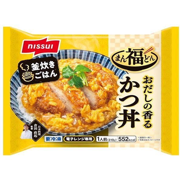 ニッスイ おだしの香る かつ丼 1食×12袋入 冷凍商品| 送料無料 かつ丼 レンジ専用 出汁 おだし 要冷凍 惣菜 簡単 おかず ケース買い まとめ買い 業者 仕入れ ストック 大量 つゆ 調味料 飲食店