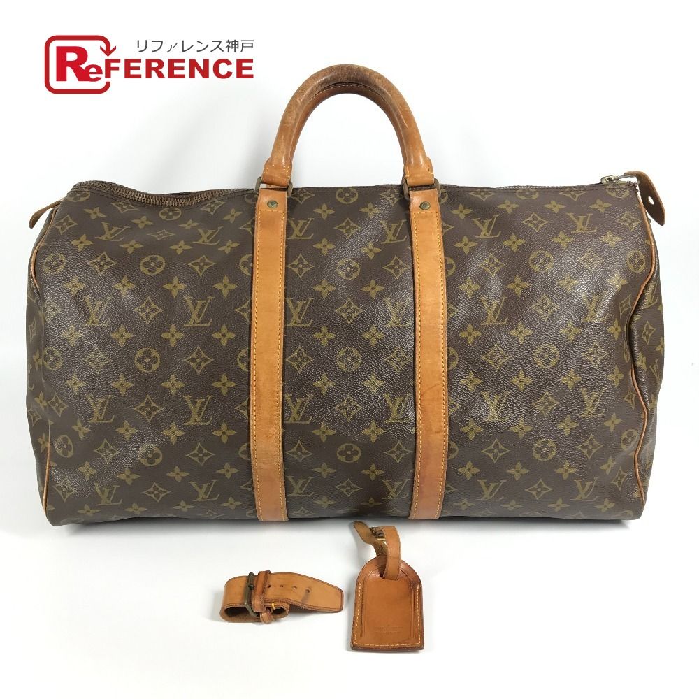 LOUIS VUITTON ルイヴィトン ボストンバッグ キーポル50 キーポル 50 デベソ 旧型 M41426 モノグラムキャンバス ブラウン