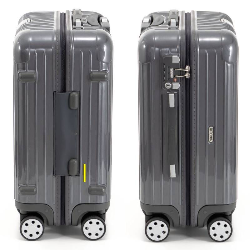 【付属品フルセット】RIMOWA Salsa ビジネストロリー 4輪 グレー RIMOWA リモワ SALSA DELUXE サルサデラックス 47L 4輪 TSAロック