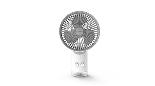 Prism(プリズム)充電式モバイルワイヤレスサーキュレーターCLAYMORE(クレイモア)fan(ファン) C800(ムードランプ付き) CLFN-C810WHe 2da58bd0