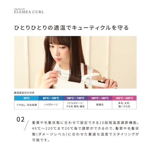 ◆公式ストア限定◆クレイツイオン エレメアカール 32mm 海外兼用 ゆる巻き 韓国スタイル 髪に優しい オリジナルミラー付き (オリジナルミラーセット)SC-G73310Wt 59e408ab ◆公式ストア限定◆クレイツイオン エレメアカール 32mm 海外兼用 ゆる巻き 韓国スタイル 髪に優しい オリジナルミラー付き (オリジナルミラーセット)SC-G73310Wt 59e408ab