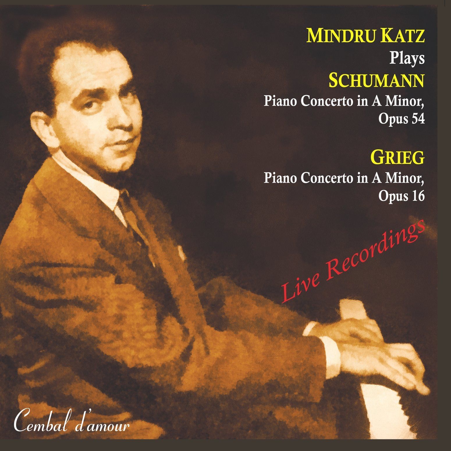 【CD】Mindru Katz Plays Piano Ctos By Schumann & Grieg